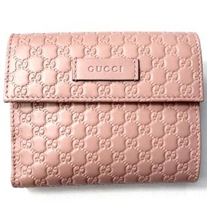 Gucci GG Microguccissima Card Case Snap Wallet